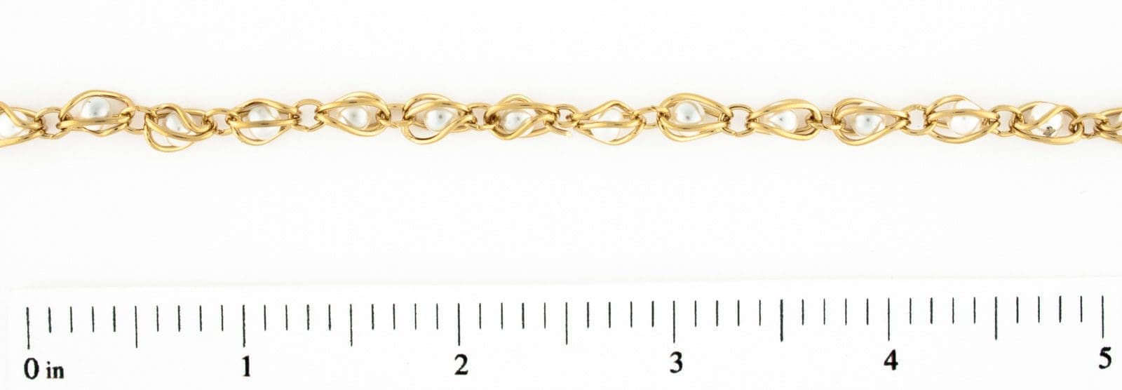 Caged Pearl 7mm White CJ-1363 - Image 2