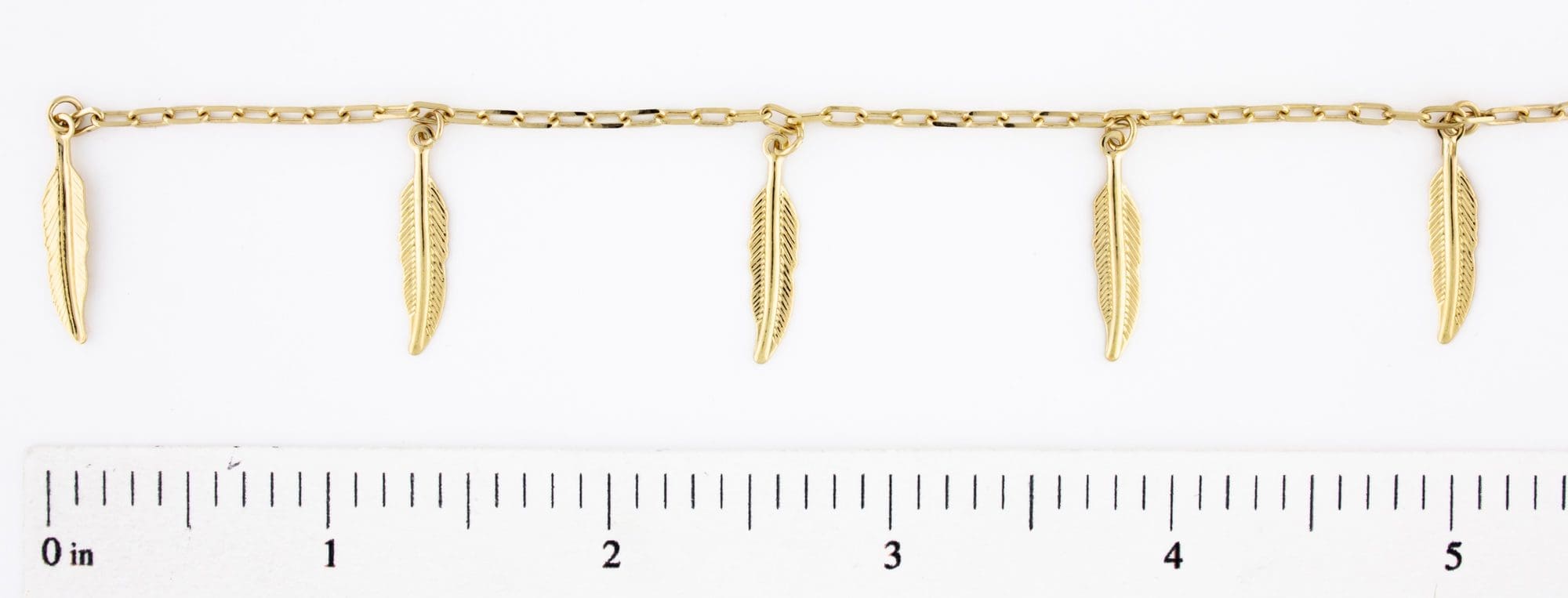 Dangle Feathers Size
