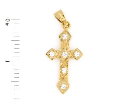 CZ Cross - charm-7548