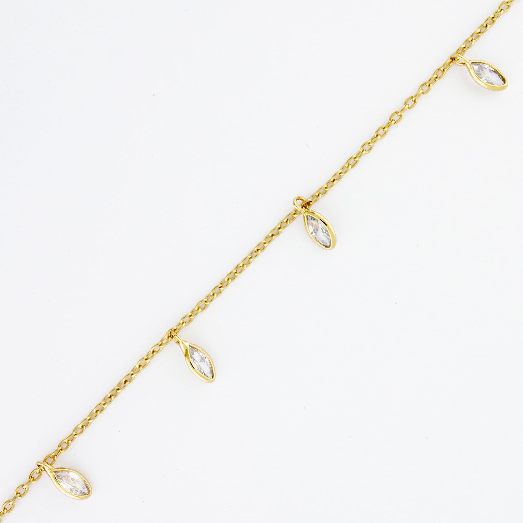 CZ Marouis Dangle Chain