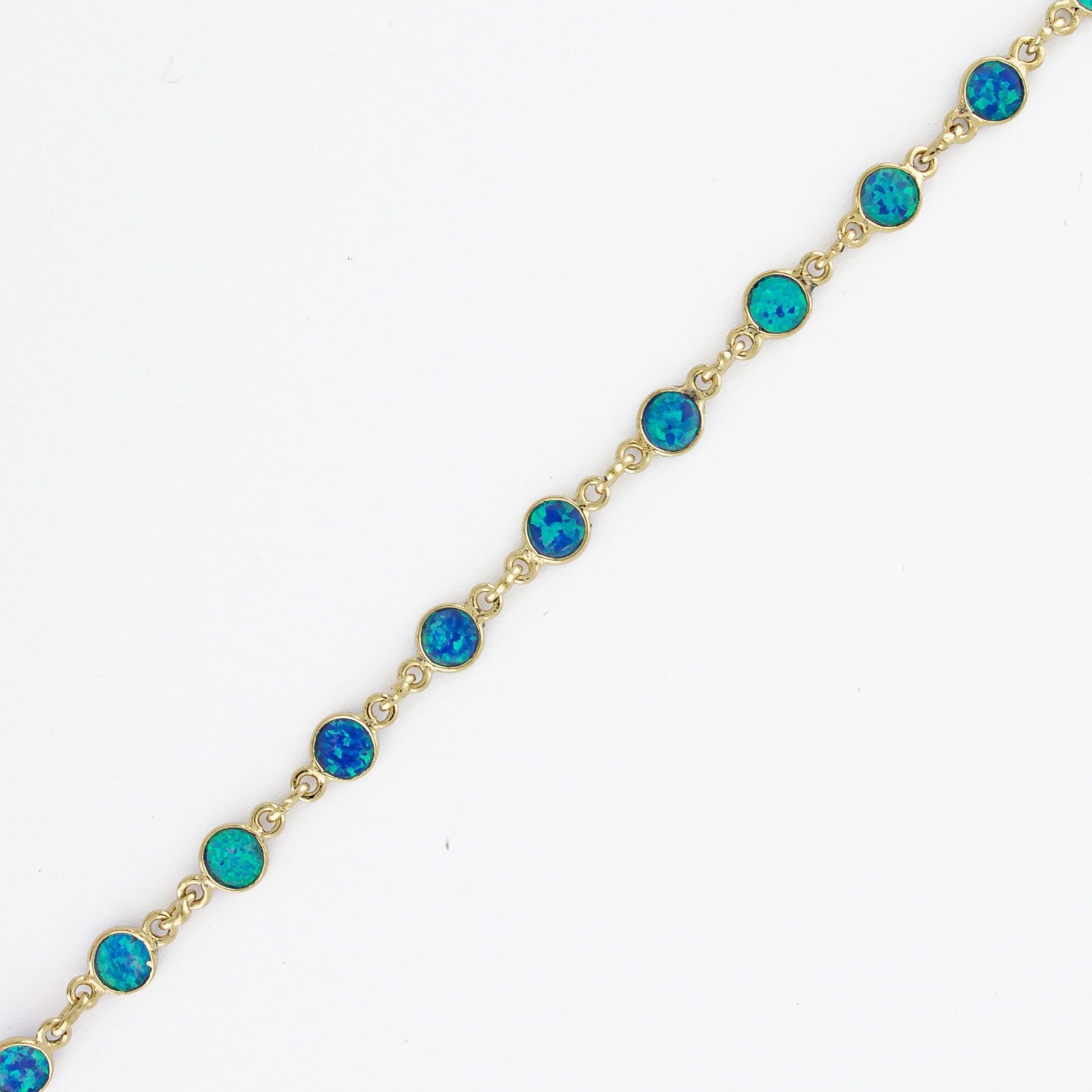 Round Blue Lab Opal 3mm 1X1