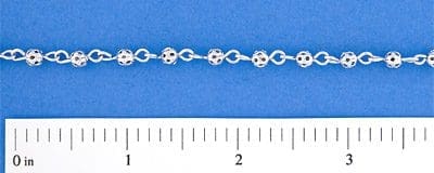 4mm Filigree Ball - Rhodium